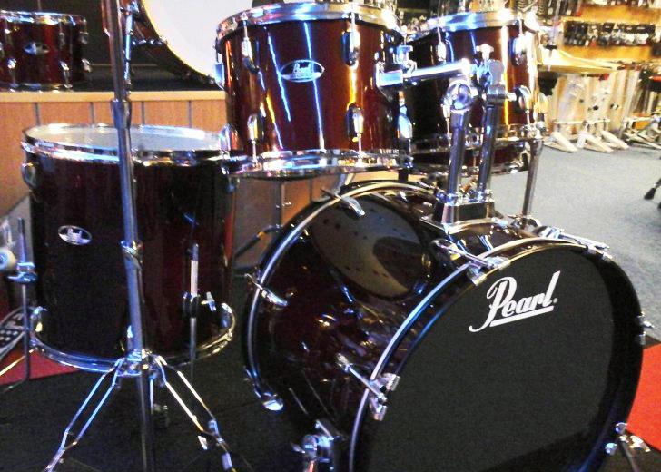 inschakelen Dempsey koppeling Pearl RS525SC/C91 Roadshow Series Drum Set - Red Wine - Drums Only