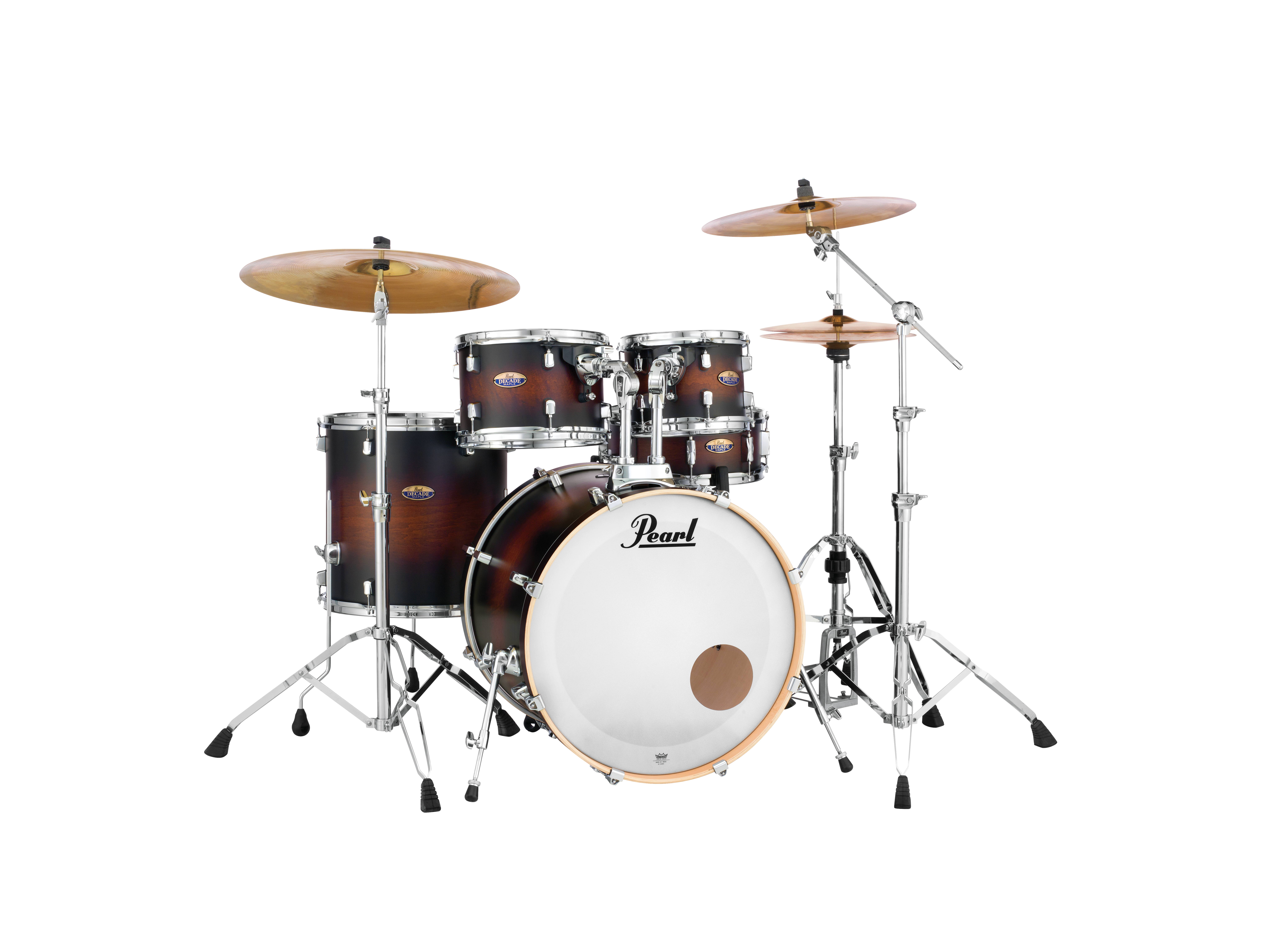 Pearl Decade Maple Studio - 5PC Drumset incl. Hardware - Satin Brown Burst