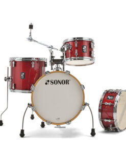 COMPACT PROFESSIONAL SONOR AQX JUNGLE SHELL SET RED MOON SPARKLE