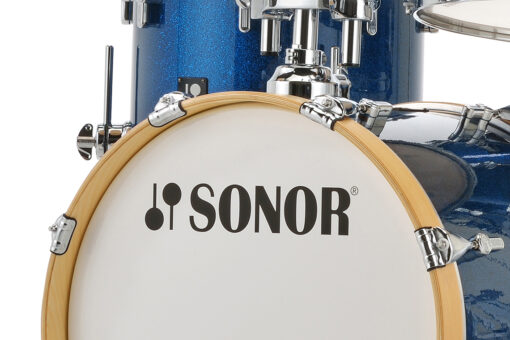 Sonor AQX Blue Ocean Sparkle Natural Bass Drum Hoops - Only Compact Kits
