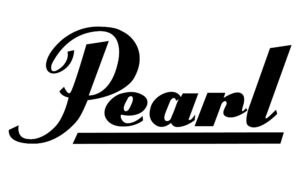 pearl drum logo black