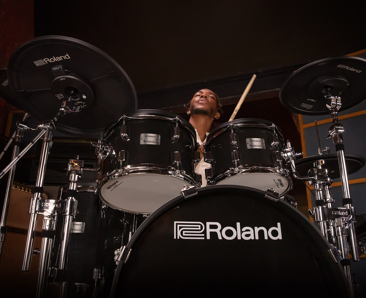 Roland VAD507 - digital drumset - content
