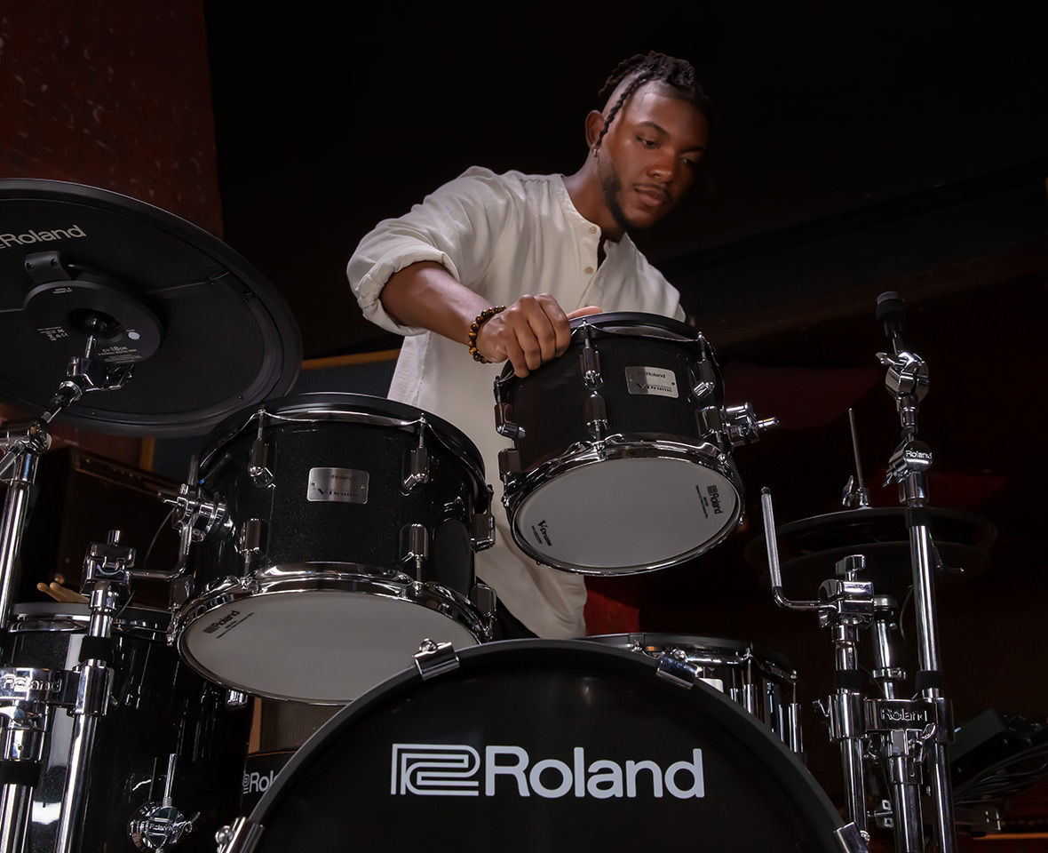Roland VAD507 - digital drumset - uitbreiden