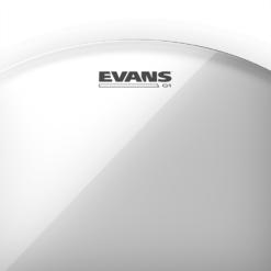 Evans G1 Clear Tom logo