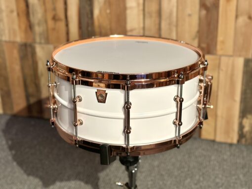 Ludwig Limited Edition Black Beauty - Copper Polar White - 14x6,5 Snare Drum (1 of 140 made Worldwide)