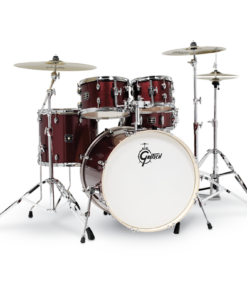 GRETSCH ENERGY 5-PIECE KIT RUBY SPARKLE WITH PAISTE CYMBALS GE4E825RS