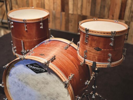 Craviotto Solid Mahogany 3 Inlays Woodhoops Handcrafted front 2