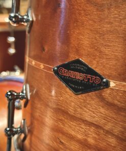 Craviotto Solid Mahogany 3 Inlays Woodhoops Handcrafted logo