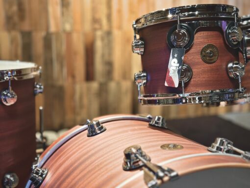 DW Collectors Mahogany Gum Jazz 4pc tom 2