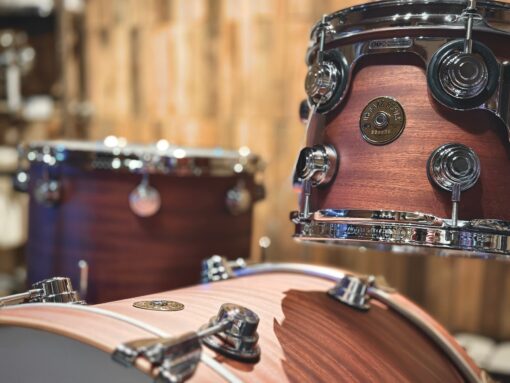 DW Collectors Mahogany Gum Jazz 4pc tom