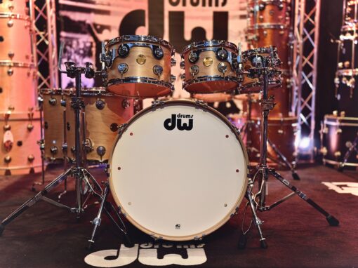 DW Jazz Maple Gum Reinforcement Hoops front