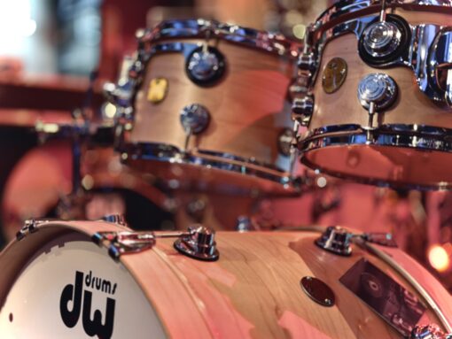 DW Jazz Maple Gum Reinforcement Hoops toms