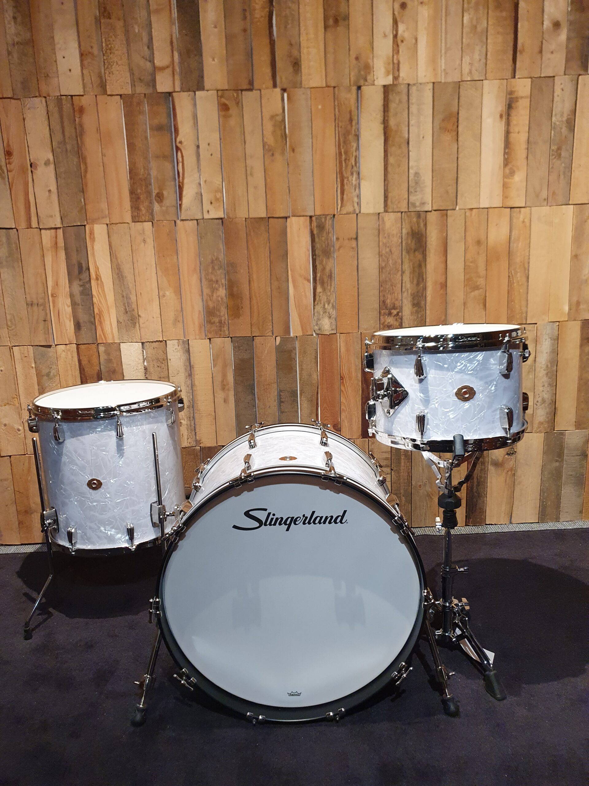 Slingerland Radio King 3Pc drumkit White Marine Pearl