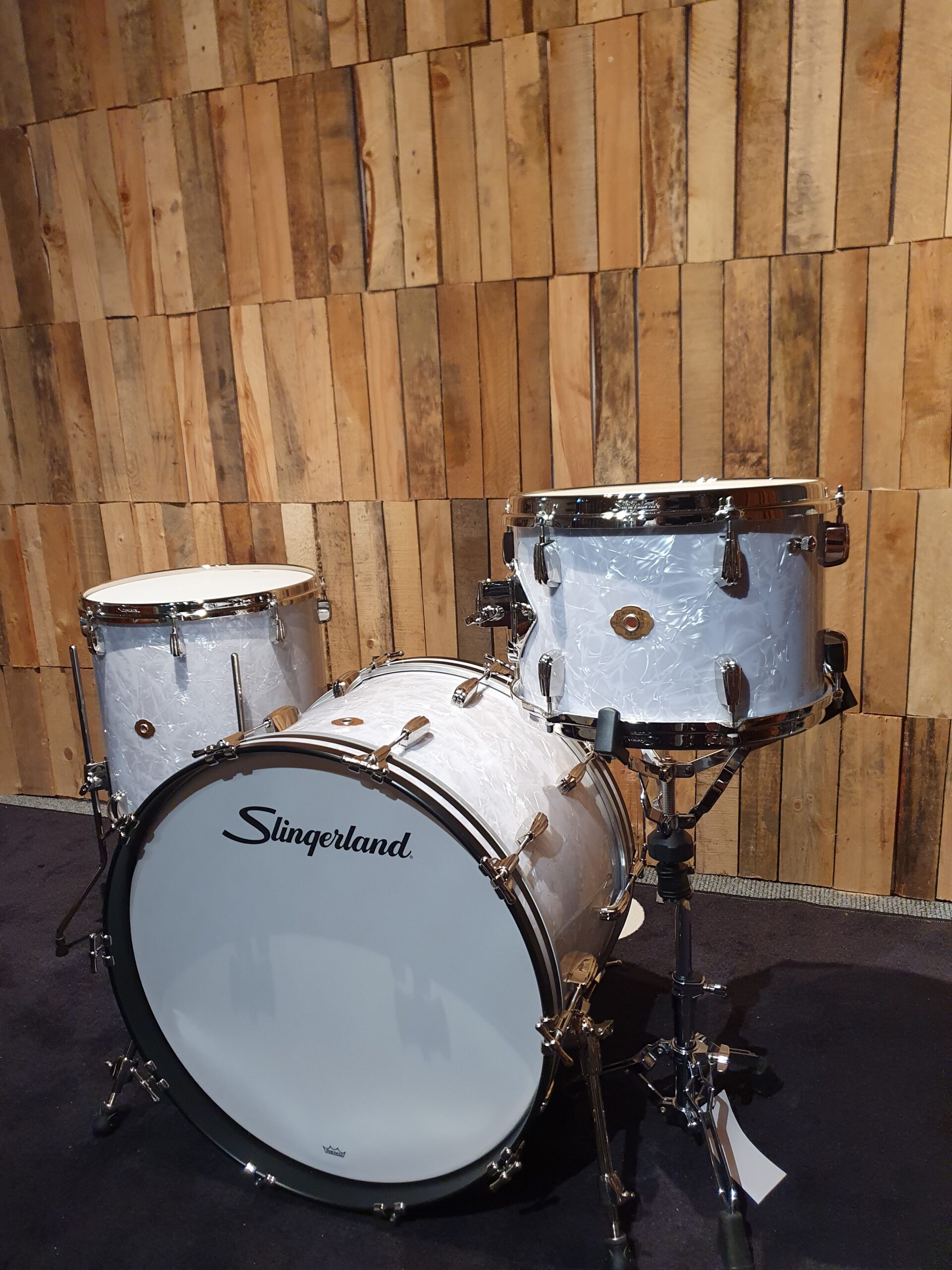 Slingerland Radio King 3Pc drumkit White Marine Pearl - Afbeelding 2