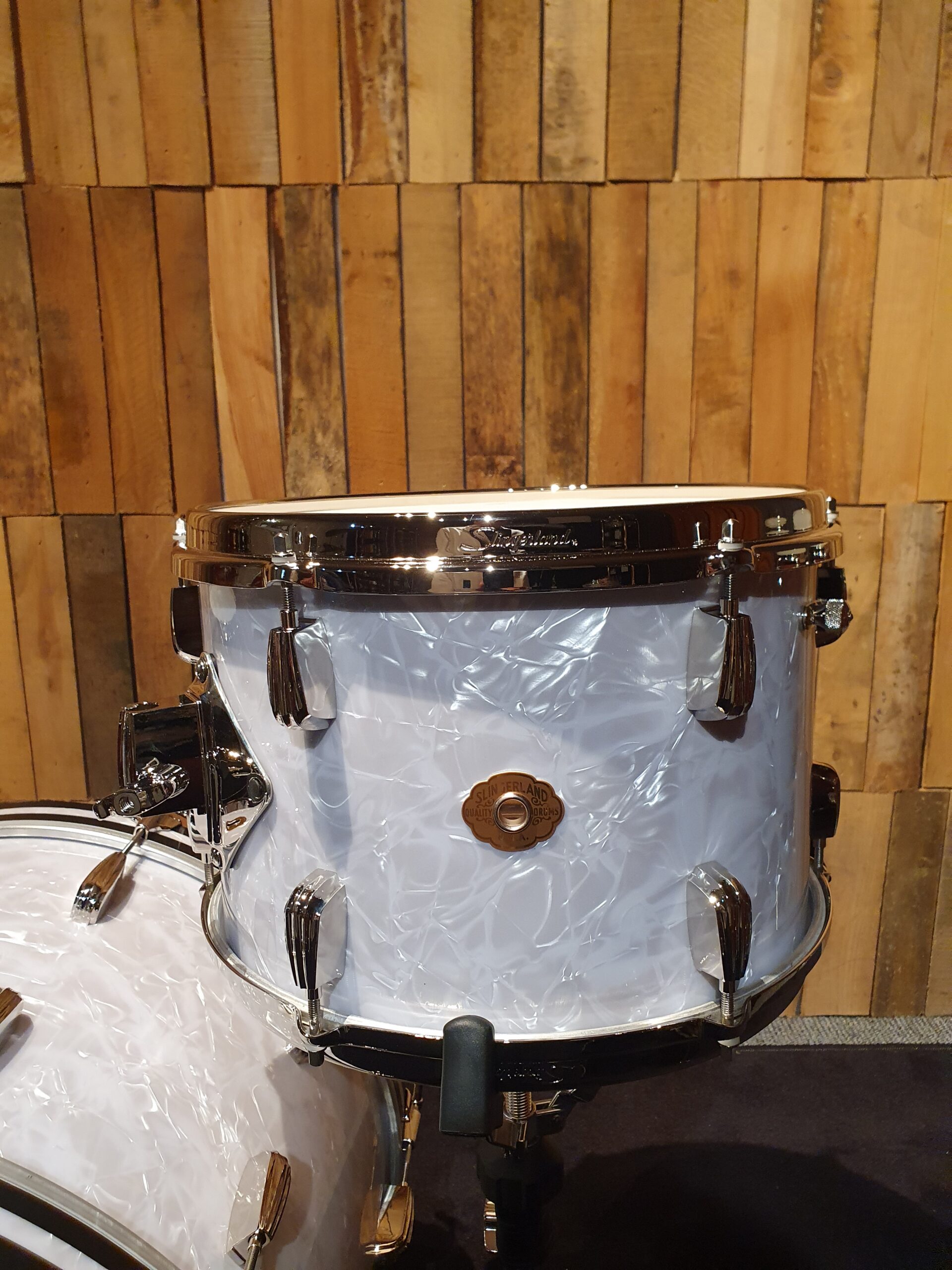 Slingerland Radio King 3Pc drumkit White Marine Pearl - Afbeelding 4