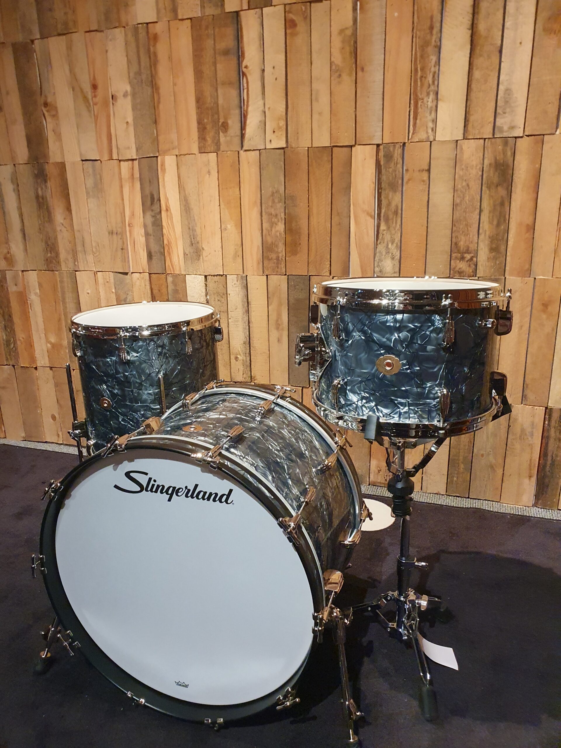 Slingerland Radio King 3Pc drumkit Black Diamond Pearl - Afbeelding 2