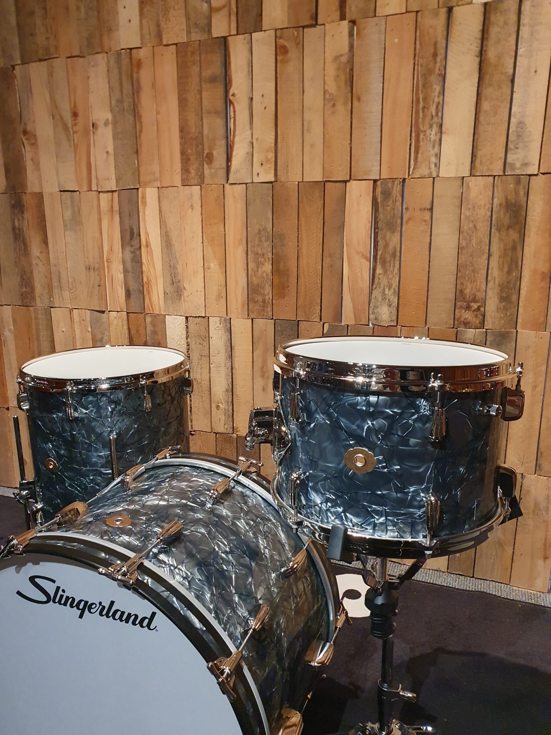 Slingerland Radio King 3Pc drumkit Black Diamond Pearl - Afbeelding 3