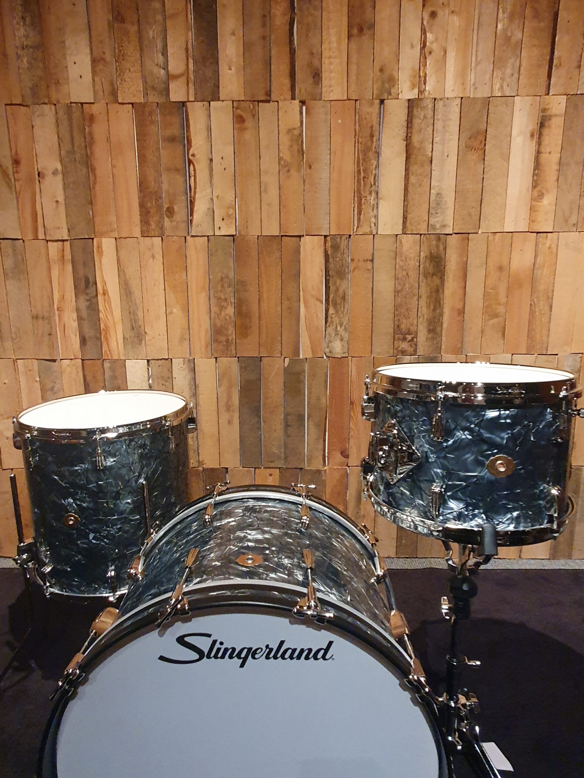 Slingerland Radio King 3Pc drumkit Black Diamond Pearl - Afbeelding 4