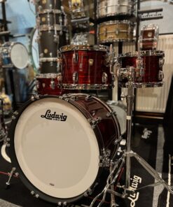Alternative view of Ludwig USA Classic Maple - 4pcs Shellset - Jumbo Red Pearl