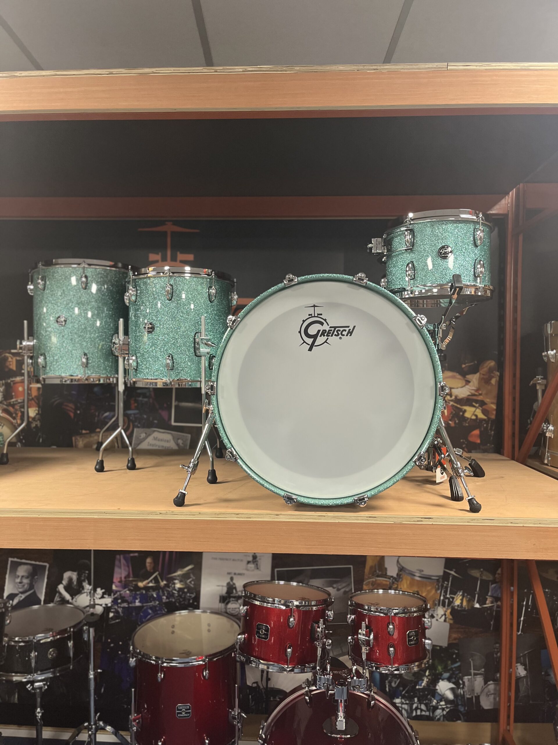 Gretsch Renown Maple Studio II - 4pcs - Turquoise Sparkle