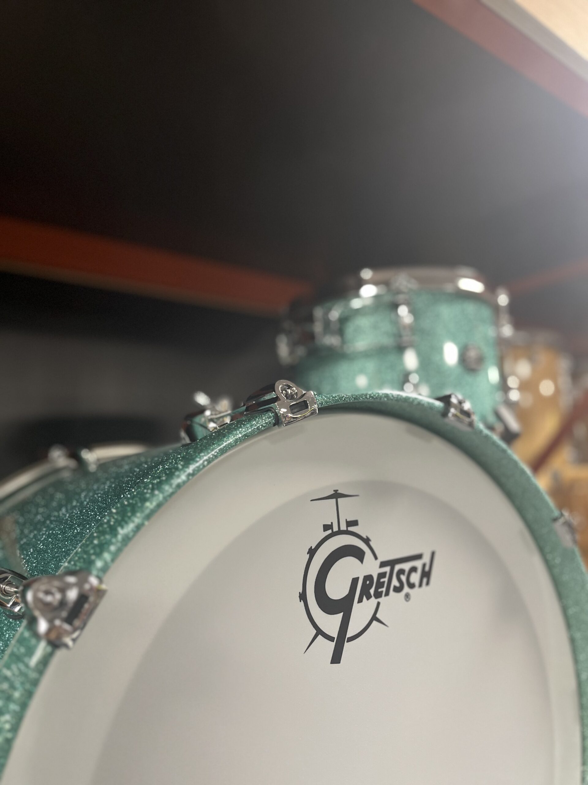 Gretsch Renown Maple Studio II - 4pcs - Turquoise Sparkle - Afbeelding 4