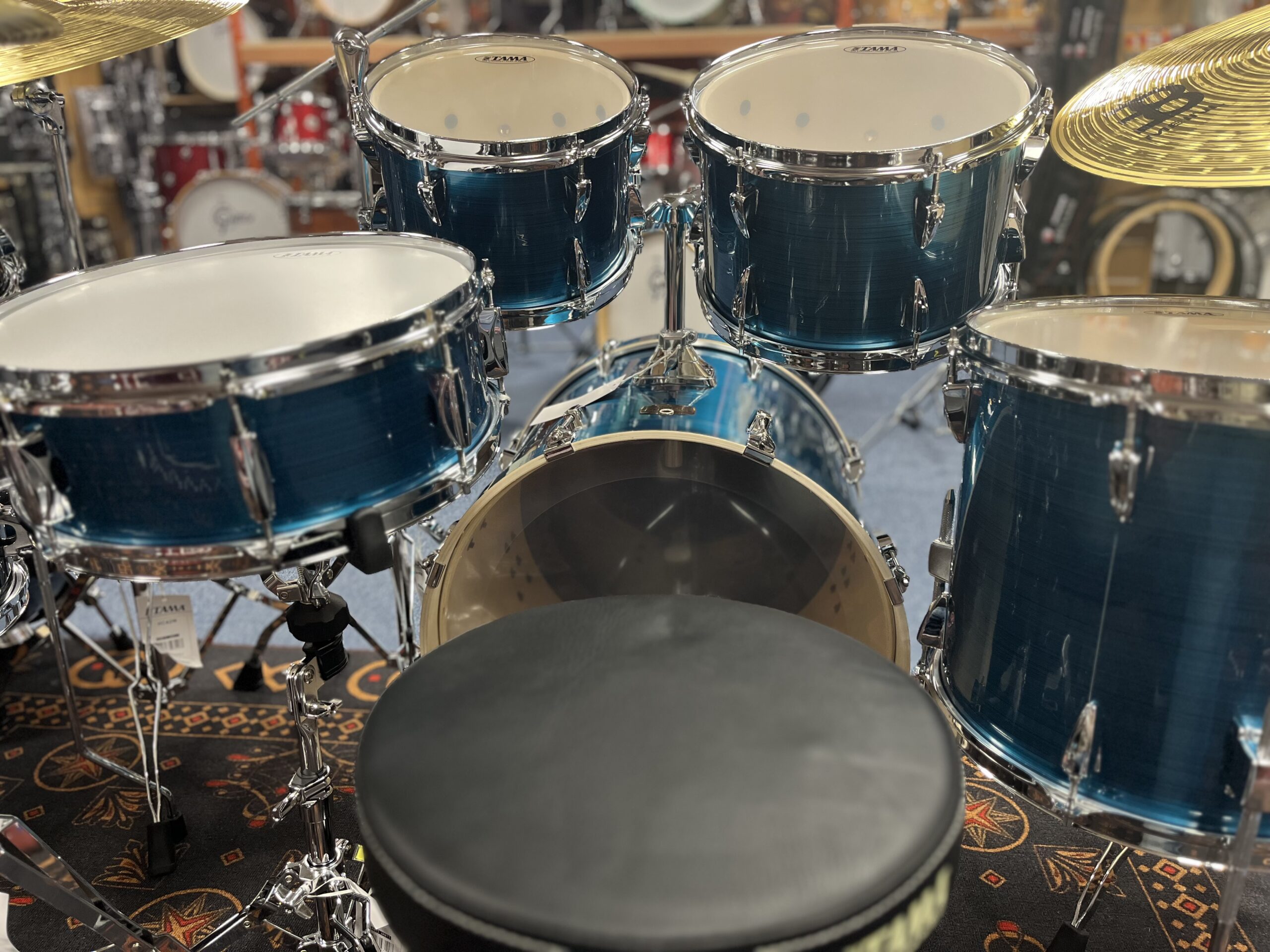 Tama Imperialstar 20" - 5pcs - Hairline Blue - Afbeelding 9