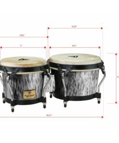 Alternative view of Tycoon Supremo Select Kinetic Steel Series Bongos
