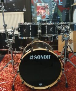 Sonor AQ1 Drumstel Black – Berkenhout met Hardware